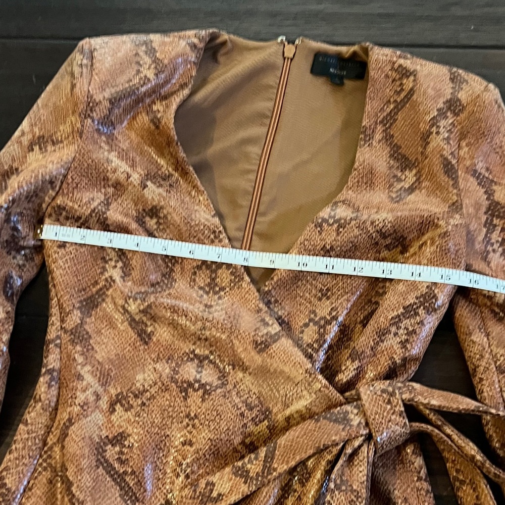 Michael costello x revolve Snake Print Wrap Dress - Picture 6 of 7
